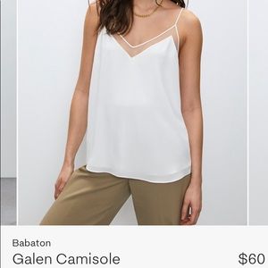 BABATON Galen camisole, taupe, size S